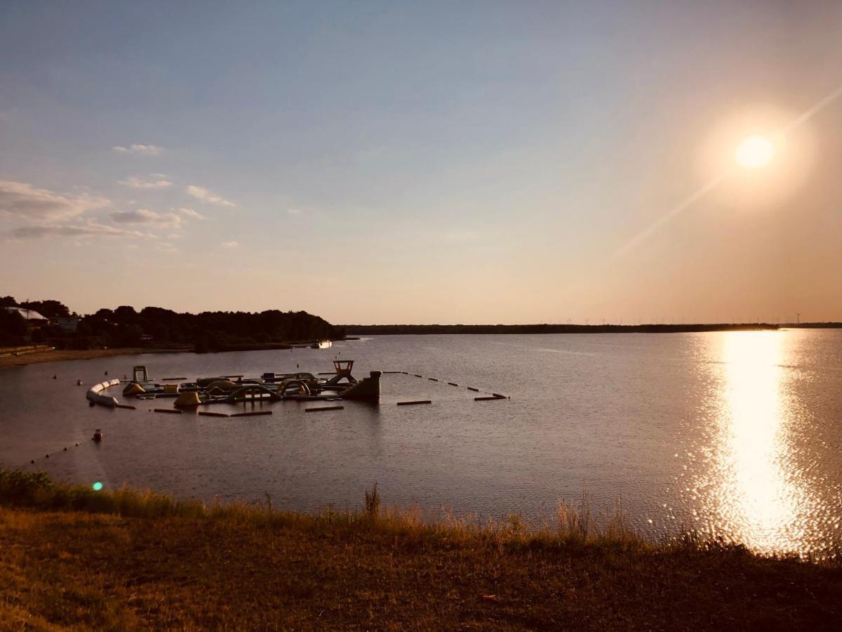 Seeliebe Mit Sauna Und Nur 50 Mtr. Bis Zum Strand Senftenberg Exterior foto