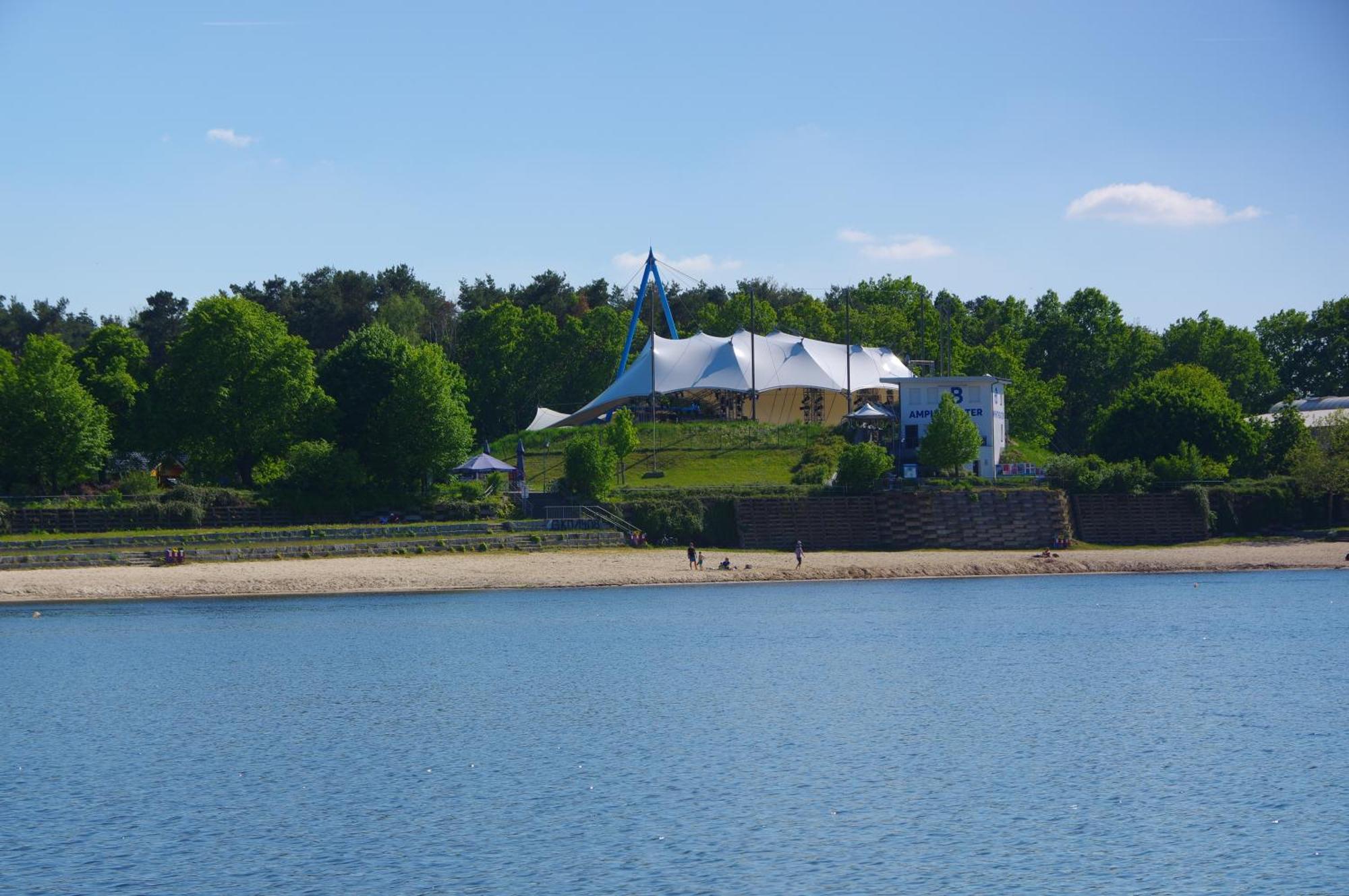 Seeliebe Mit Sauna Und Nur 50 Mtr. Bis Zum Strand Senftenberg Exterior foto